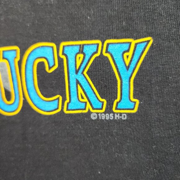 Vintage Harley Davidson Shirt Extra Large 90s KY State Rally Single Stitch 1995 - Picture 5 of 15